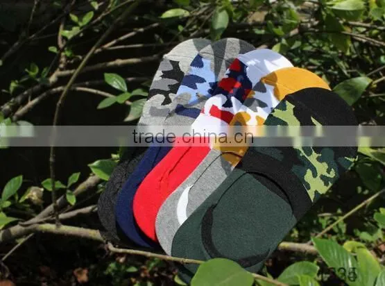 High Quality Thick Custom Colorful Camo Women's Camo Ankle Socks photo-6