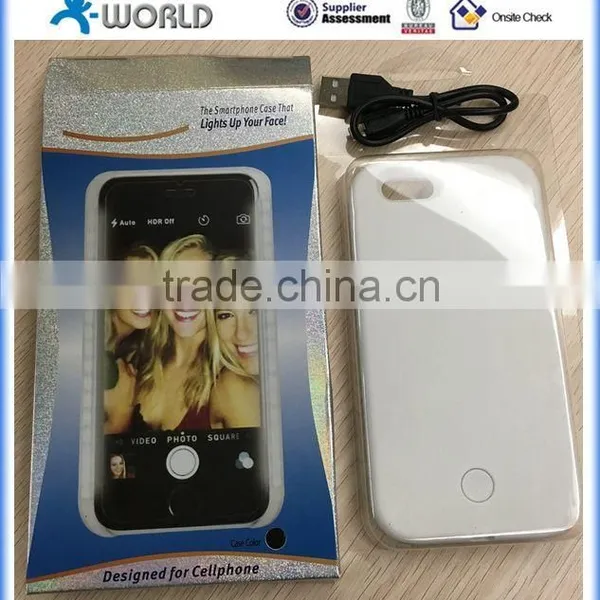 Flashing Light Selfie Use Illuminated LED Light up Phone Case photo-5