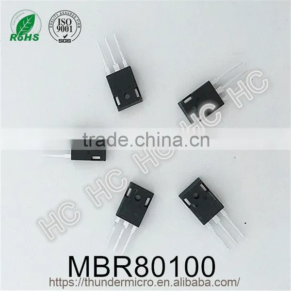Original MBR80100 Schottky Barrier Rectifier Diode 80A 100V TO-247