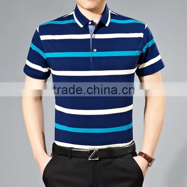 Lastest New Design Two Tone Men Sports Polo Shirts