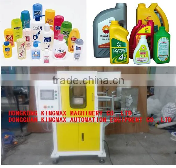 Blow Mold Attach Label Machine