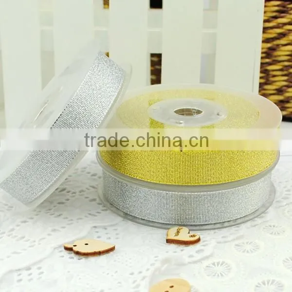 China Factory Directly Sale High Quality Glitter Ribbon photo-2
