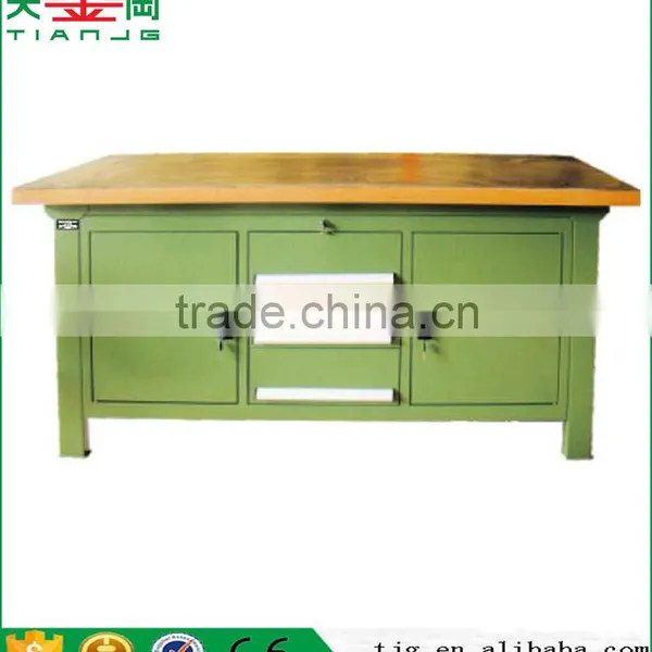 China TJG Heavy Duty Mobile Workshop Vise Benches On Rollers photo-6