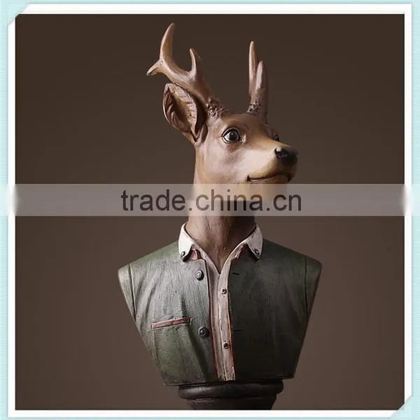 Resin Hand Carving Animal Statue Resin Animal Statue for Home Decoration photo-4