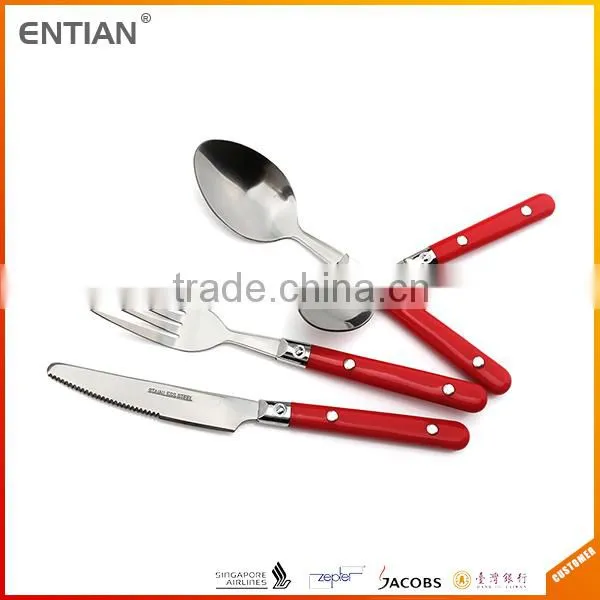 Stainless Steel Cutlery Black Handle, Cutlery Sets 24pcs, Set Cutlery photo-3