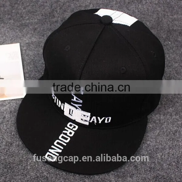 Cheap Plain Two Tone Snapback Cap Oem Flat Brim Snapback 3d Custom Embroidery photo-2