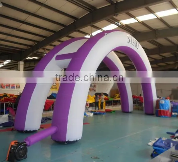 Purple Inflatable Arch for Sports Decoration
