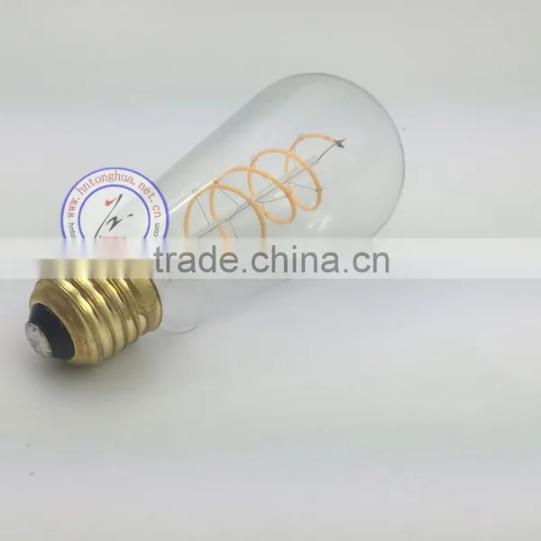 New Design Colorful Filament Led Bulb Vintage Retro Antique Industrial Style Lights ST64 E27 Brass photo-2