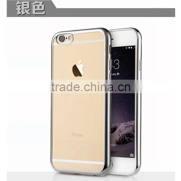 Electroplating TPU Back Cover Bumper Phone Case for Apple Iphone 7 6 6s 6s Plus 5 S 4 SE A C photo-6