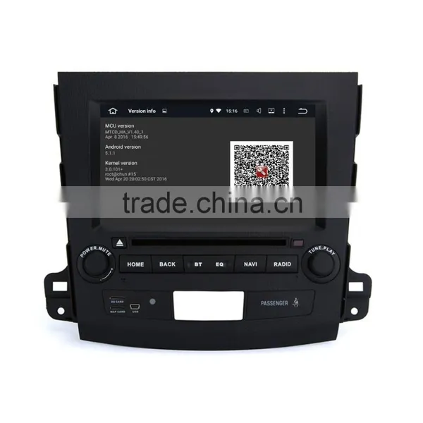 8" Android 5.1.1 Car PC GPS for Mitsubishi Outlander 2007-2011 Quad Core 16GB Radio RDS BT 3G Wifi Wholesale Factory photo-3