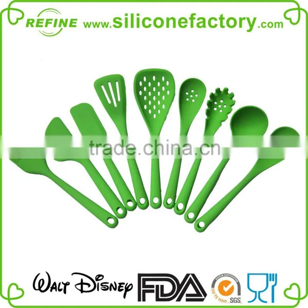 Food Grade Big Kitchen Spoon Silicone Mixing Spoon With Durable Nylon Core photo-2