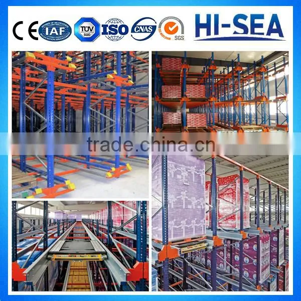 Warehouse Automatic Heavy Duty Radio Shuttle Pallet Racking System photo-6