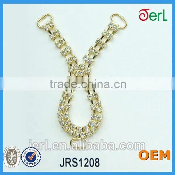 New Products White Rhinestone Shoe Chain Decoration for Sandals photo-4