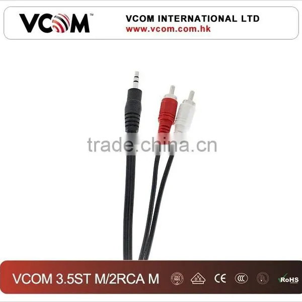 2015 Top Selling 3.5mm Jack AV Cable to 2 RCA Cable photo-2