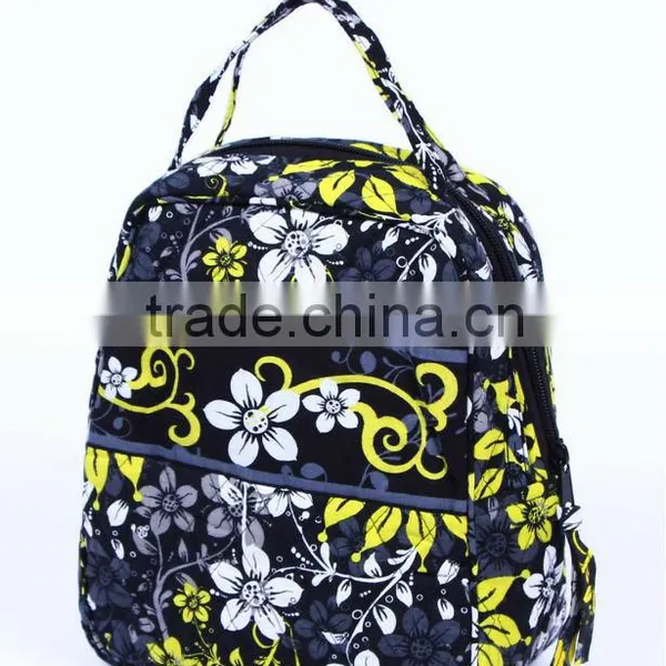 Z331 LBV06 New Style Quilted 100% Cotton Lunch Bag Picnic Bag