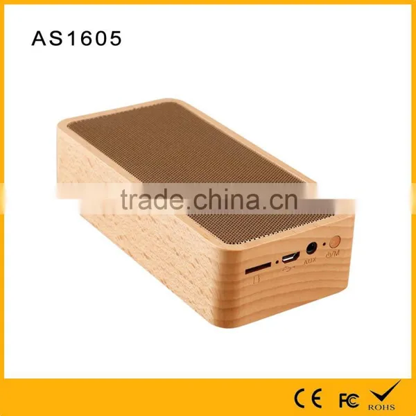 New Natural Hand-made Private Model Wooden Bluetooth Speaker for Iphone Ipad
