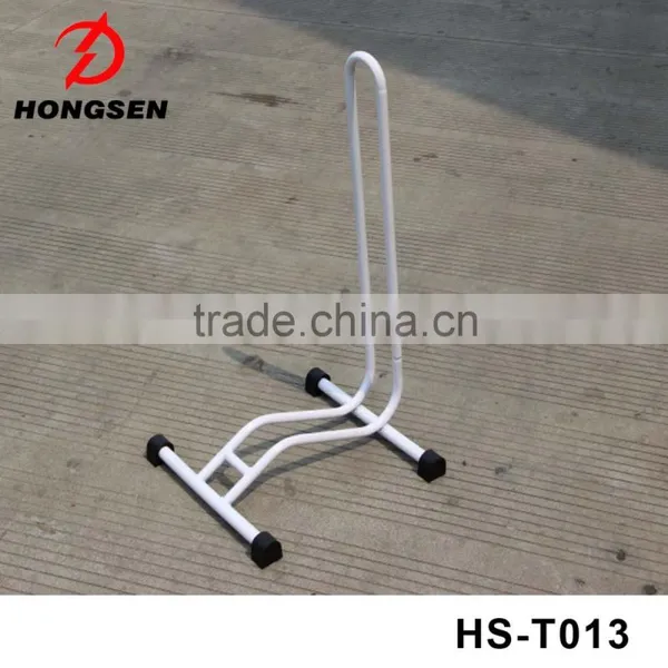 Promote Sales White Bicycle Floor Mounting Repair Rack Bike Metal Shelf Support Brackets photo-4