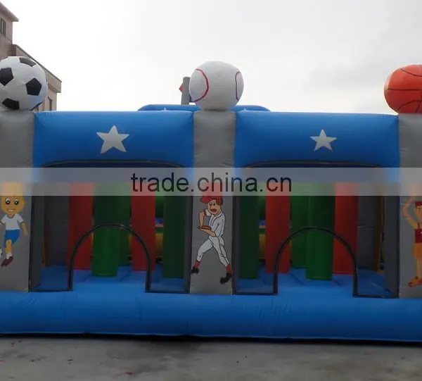 Large Inflatable Bouncer Castle and Slide Combo,huge Inflatable Obstacle Course photo-2