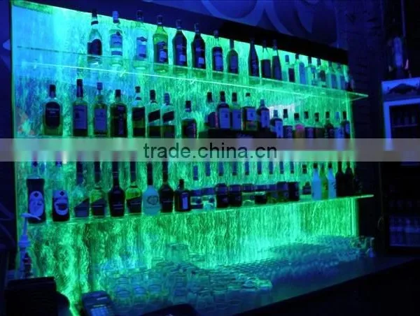 Fantastic Wine Display,Bottle Display, Moving LED Light Reflect on the Bottle