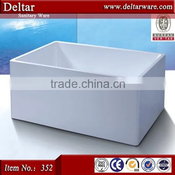 Thermostatic Stand for Baby Tub, Small Size Square Bath Tub, Tall Hight Children Walk in Bathtub photo-3