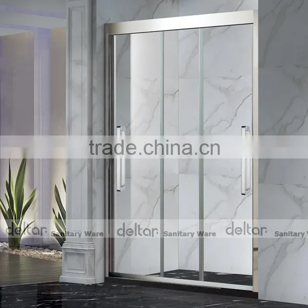 China Suppliers Shower Room Portable Cabins for Sale Shower Enclosure Cubicle 3 Doors Sliding Shower Door photo-2