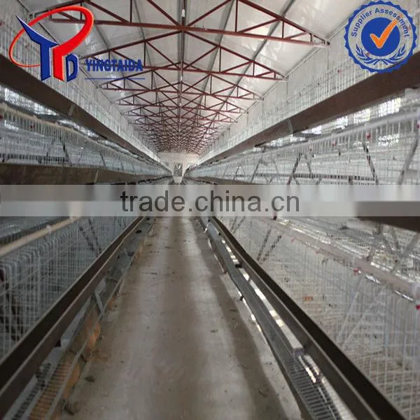 Poultry Battery Feeding Cage System