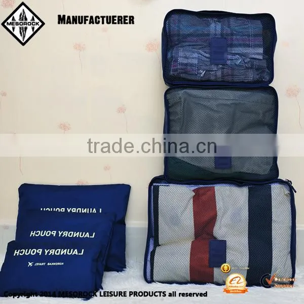 Waterproof 6pcs/set Storage or Saving Extra Space While Traveling Clothes Storage Mesh Bag photo-5