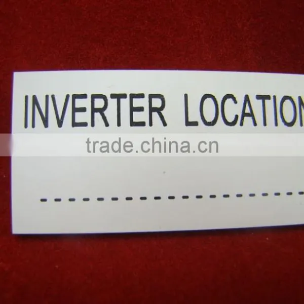 ABS Plastic Engraved Warning Tag photo-5