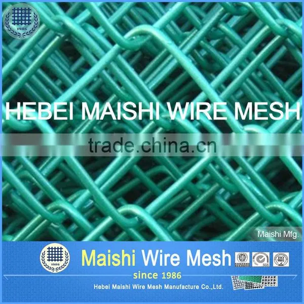 PVC Coated Chain Link Mesh Fence Diamond Mesh photo-4
