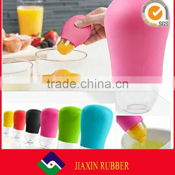 100% Food Grade Silicone Egg White Separator, Egg Yolk Suction Separator Divider Filter photo-6