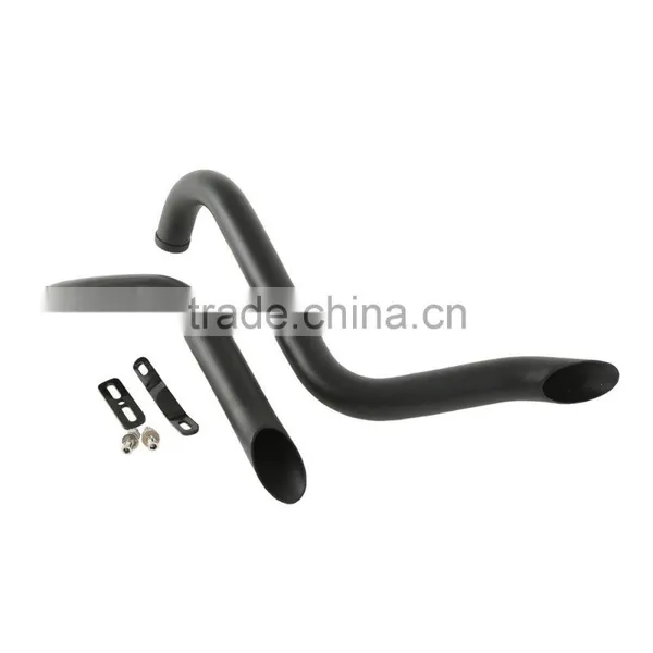 Black 1.75" Drag Header Pipes Exhaust For Harley Softail Touring Dyna Sportster photo-2