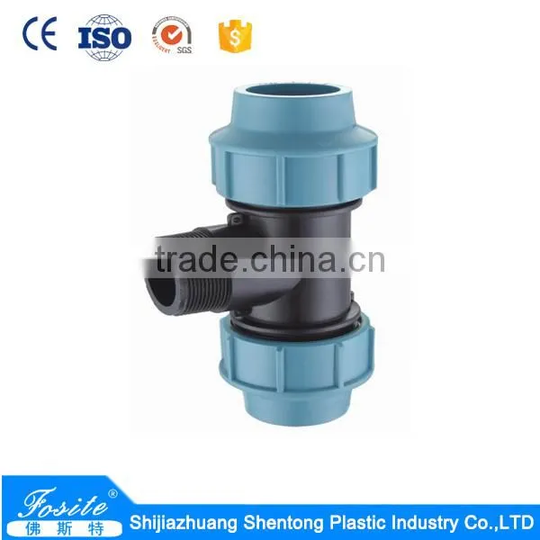 Professional Standard Factory Price PP Compression Fittings OF MALE ADAPTOR photo-4