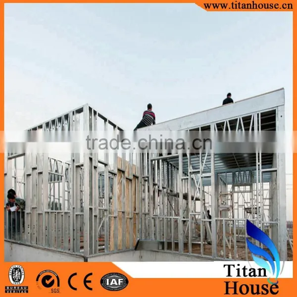China Manufacture Cheap Light Gauge Galvanized Steel Frame Prefabricated House photo-5