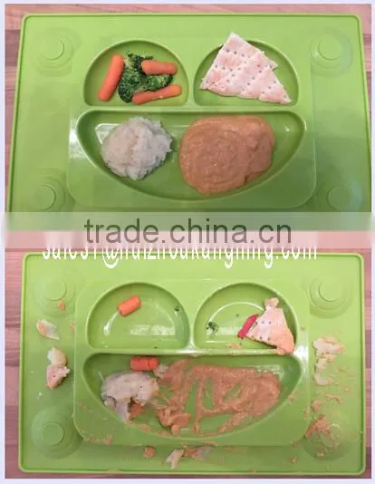 Silicone Kids Placemat ,Silicone Divided Suction Plate photo-4