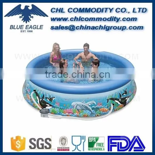Hotsale Inflatable Stars Kid 2 Ring Circles Swimming Pool for Gift photo-4