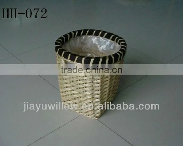 Wicker Trash Can photo-3