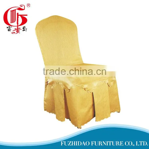 Professional Rosette Banquet Chair Cover With Ruffles photo-2