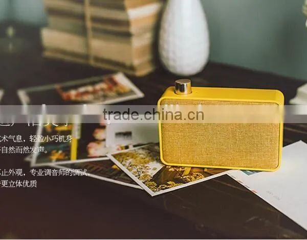 Fashion Design Mini Canvas Wireless Bluetooth Speaker Box photo-2