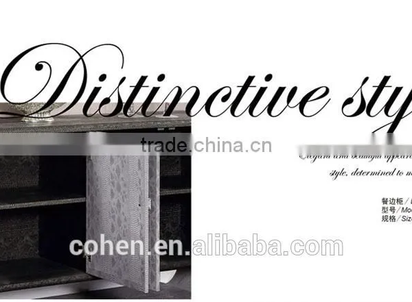 Modern Dining/kitchen Cabinet/sideboard With Stainless Steel Frame F107 photo-2