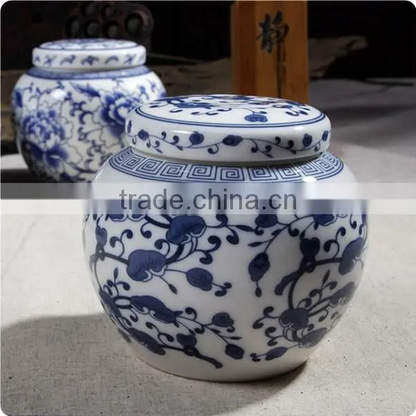 Chinese Ceramic Material Funeral Urn for Creamation photo-2