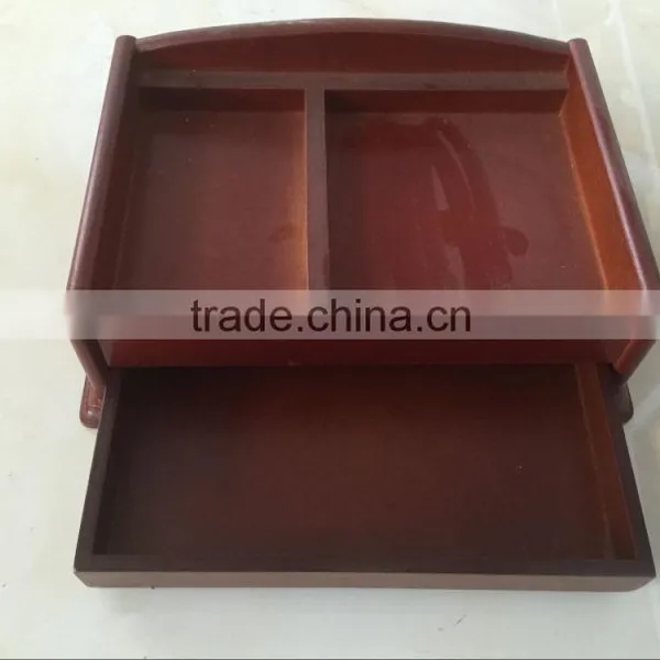 Fashion Wooden Tabletop Lighted Display Cases for Jewelry photo-3
