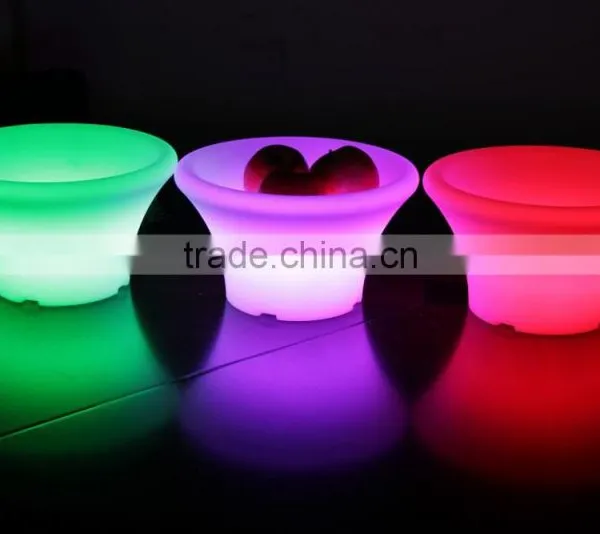 LED Flower Pot Wine Storage Plastic Home Furniture photo-4