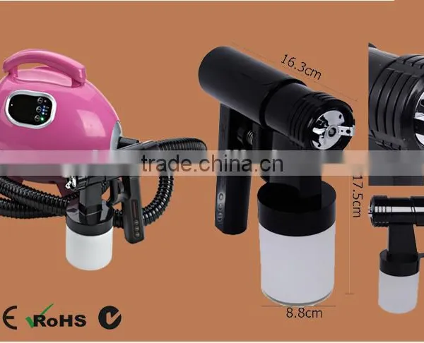 Indoor Small Body Tanning Bed Mini HVLP Electric Spray Tan Gun Professional Airbrush Home DIY Portable Solarium Tanning Machine photo-3