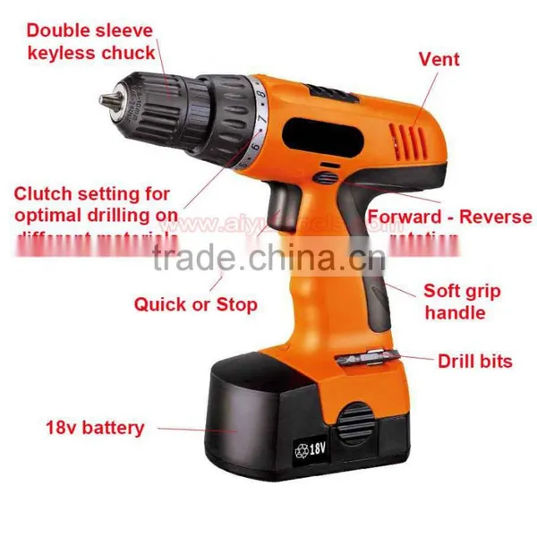18V Cordless Drill Super Power Tools Electric Drill Pistol Drill Electric Screwdriver photo-2