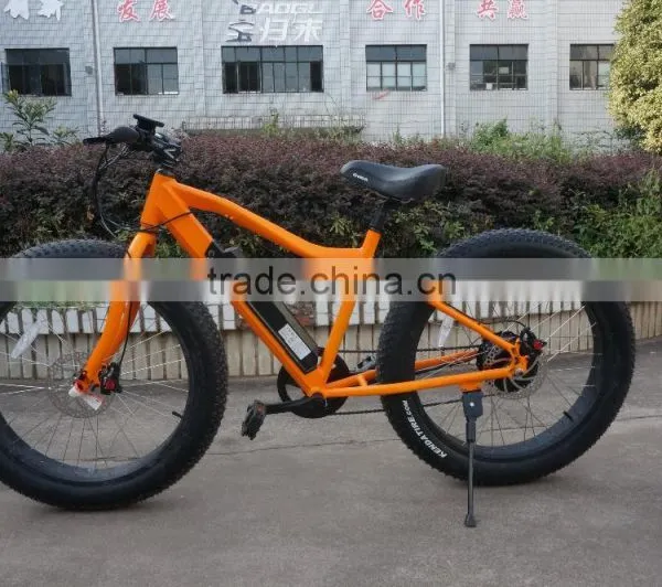 26inch 350W Bafang Brushless Hub Motor no Foldable Electric Snowmobile Electric Fat Tire Bike photo-3