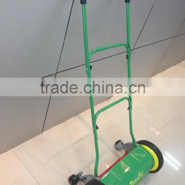 16"Alu Stand Hand Push Reel Lawn Mower With Grass Box photo-4