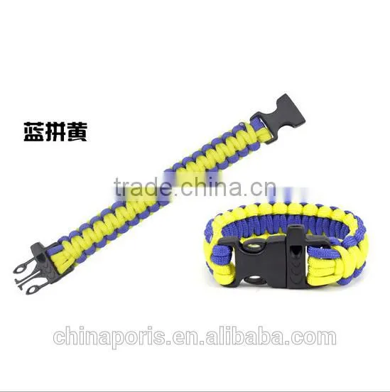 Camping/travel/outdoor Activity PARACORD BRACELET for Emergercy With Whistel and Compass photo-3
