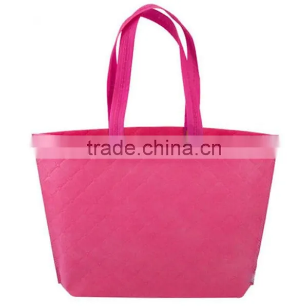 Eco Friendly Candy Color Intagliated Non Woven Shopping Tote Bags photo-6