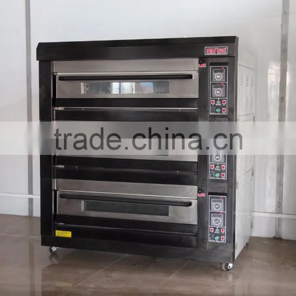 3 or 4 Deck Pizza Oven,gas Oven With Steam,commercial Pizza Oven With Stone Floor photo-4