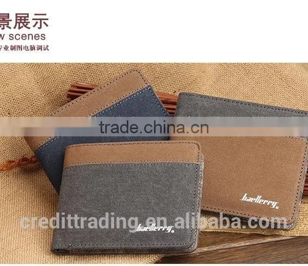 2015 New Style Canvas Men's Wallet on Sell photo-5
